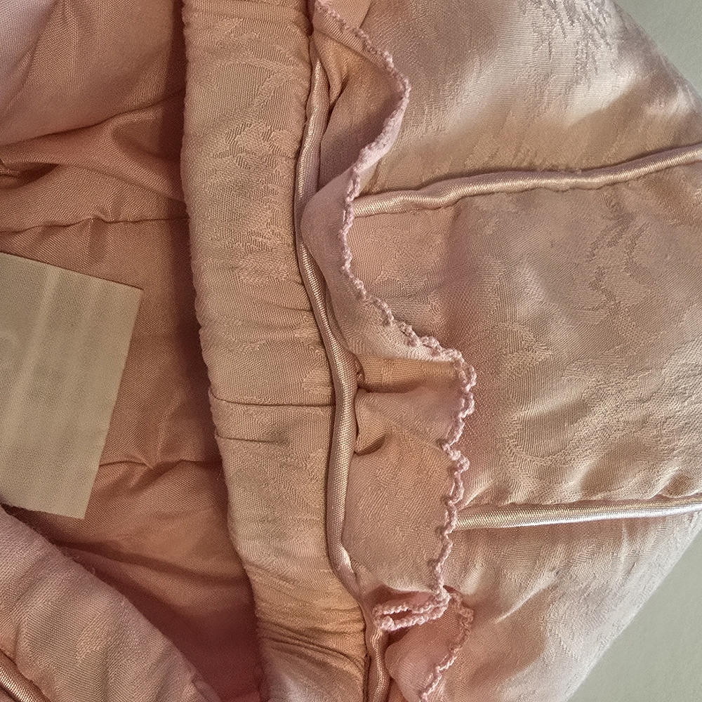 Vintage Quiltex NWT Pink Baby Snowsuit Winter Clean Infant Adorable Size 3-6 M - Picture 11 of 11